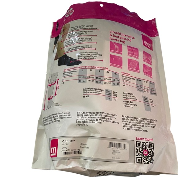 Circaid Juxtalite CJL1L002 Lower Leg Ankle Wraps 33 cm M 667099/2 - Picture 6 of 8